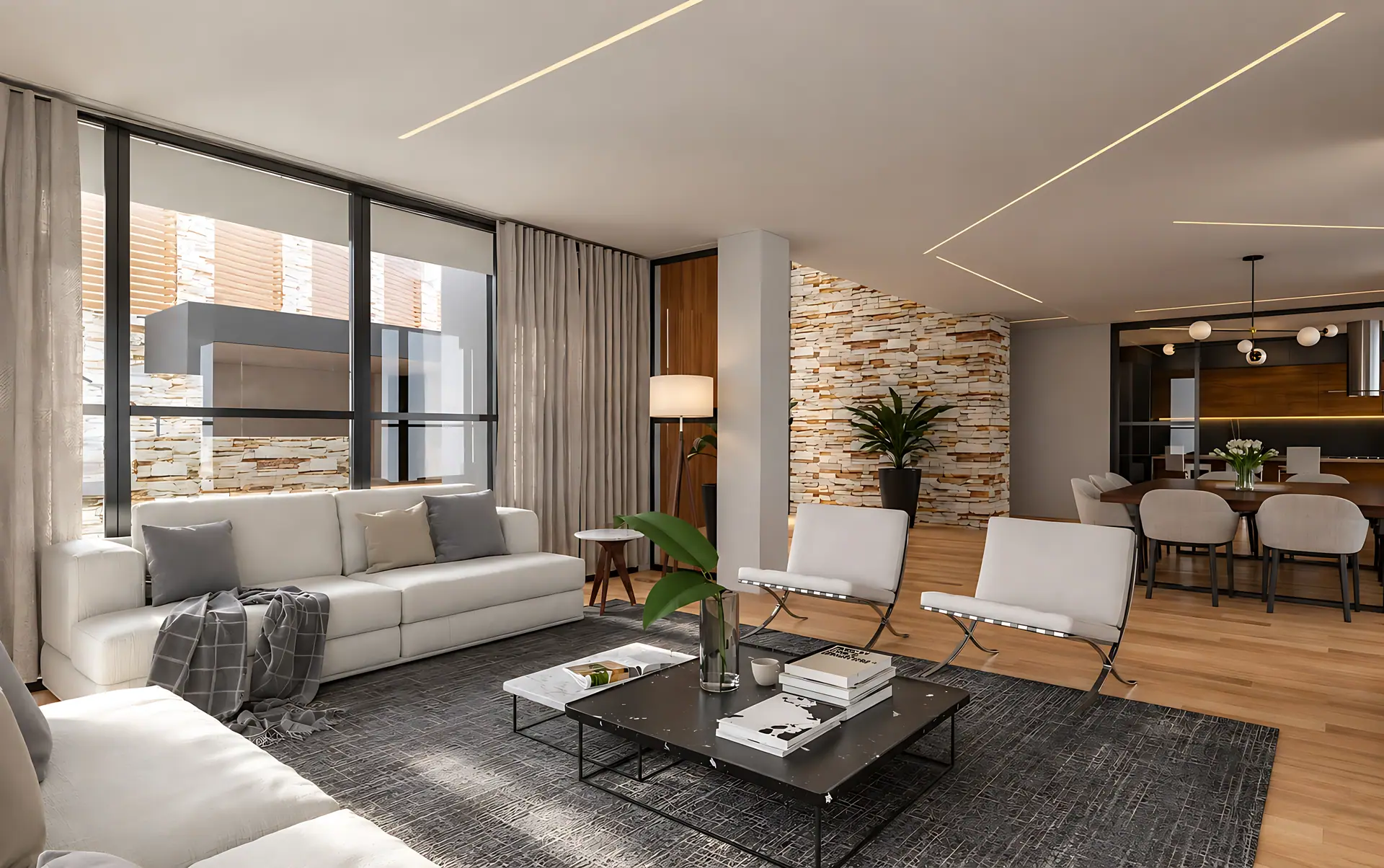 Render de la sala