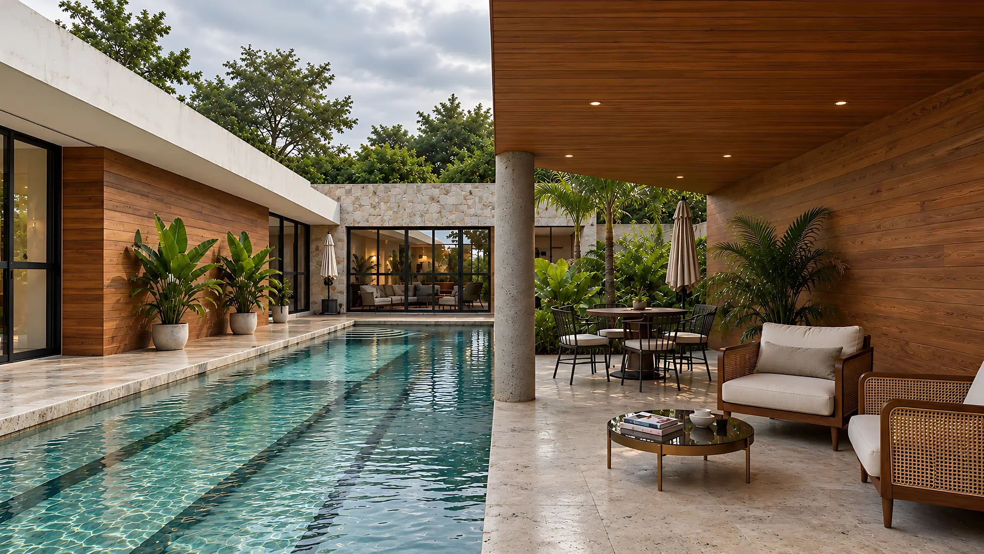 Render de la piscina