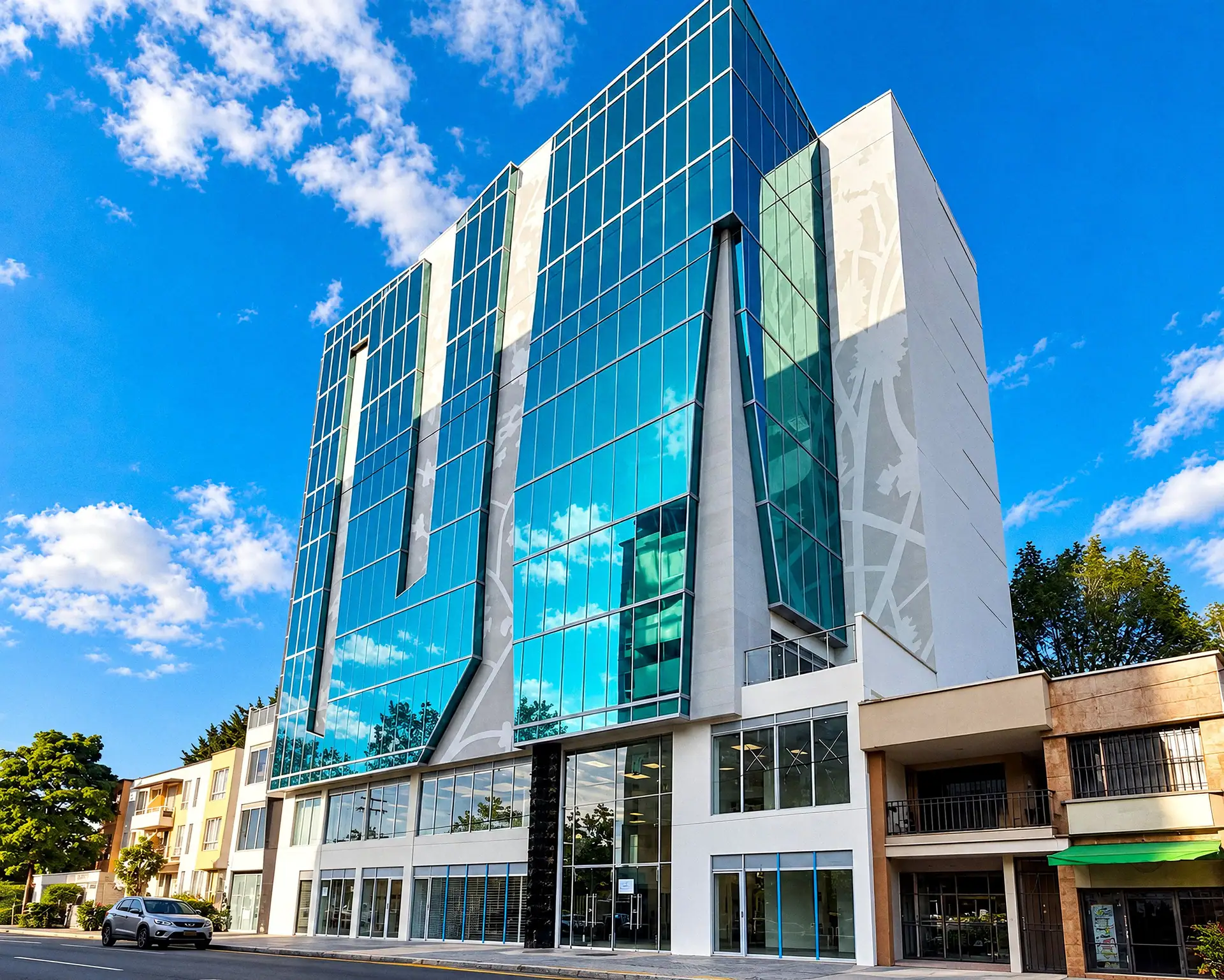 Popayán Trade Center, fachada sobre la calle